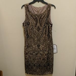 Vince Camino sz 10 sequin sheath dress